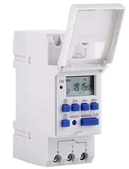 MONDIALPRO Programmateur horaire hebdomadaire 230 V AC avec Notice en français, Blanc