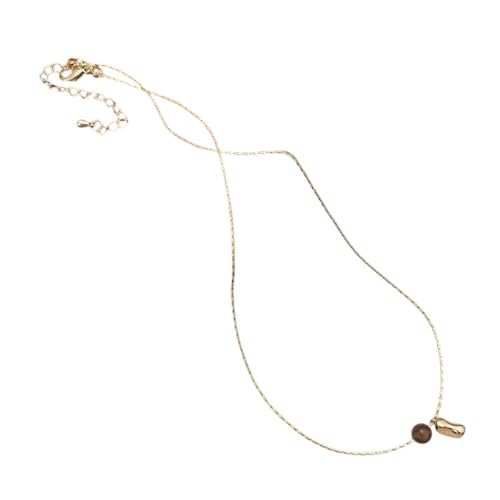 Oeil de tigre véritable en collier cœur, le cadeau créatif idéal