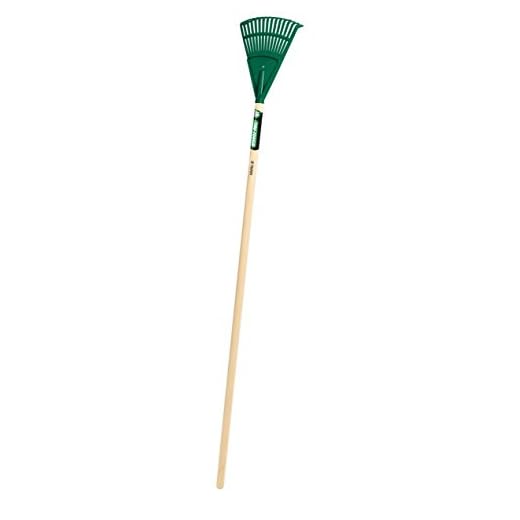 Truper 30465 Tru Tough 48-Inch Plastic Shrub Rake, 8-Inch Head, Wood Handle
