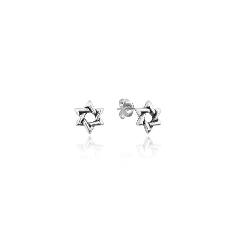 925 Sterling Silver Timeless Oxidised Earrings | Gifts for Wife & Girlfriend | Stylish Luxury Jewelry for Women & Girls | With 925 Stamp & Certificate of Authenticity-image-4