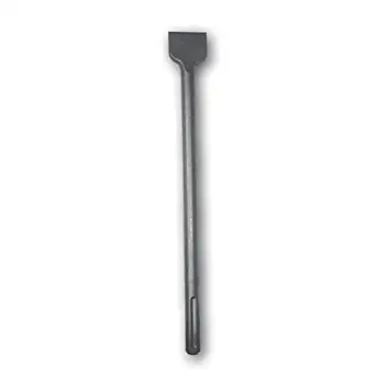 KROST Flat Sds Chisel Suitable for 11 Kg Demolition Hammer Machine, 2 Inch, Silver