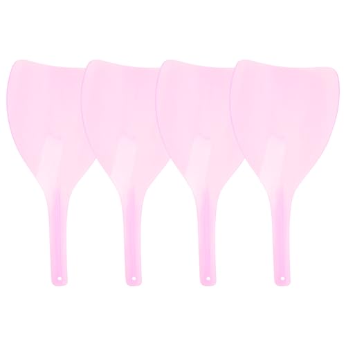 PAMINGONO 4 piezas Facial para Peluquería Transparente para Corte de Pelo y Tintes Accesorios Prácticos para Barberías y Salones Uso Doméstico y Profesional Colores Color Color Aleatorio