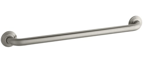 Kohler K-10542-BN Traditional 24-Inch Grab Bar, Vibrant Brushed Nickel