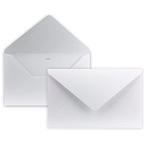 Enveloppes de deuil haut de gamme avec bordure grise 12x19,5 cm NEUSER