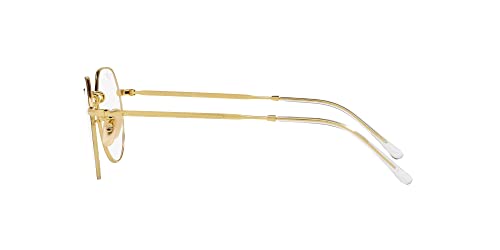 Image of Ray-Ban Rx6465f Jack Low Bridge Fit Round Prescription Eyeglass Frames
