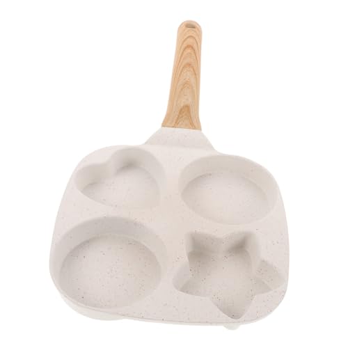 TOPPERFUN Sartén Antiadherente Huevos y Panqueques con Ranuras Sartén Multifuncional Preparar Desayunos Rápidos Utensilio de Cocina Compacto y Portátil