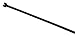 HELLERMANNTYTON Q18L-PA66-BK-C1 CABLE TIE, Q-TIE, 195X2.6MM, PK100 (1 piece)