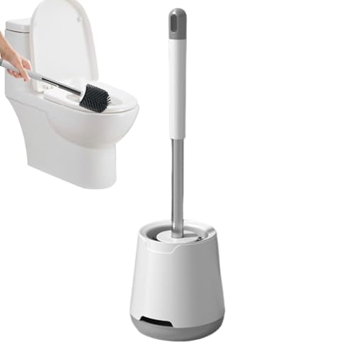 Cepillo limpiador de inodoros,Cepillo limpiador de inodoros | Eficiente fregador de inodoro - Cepillo de inodoro versátil Cepillo limpiador de baño para uso doméstico comercial