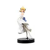 Poptoons Anime Manga Juego Figuras FGO Personajes Modelo Estatua Vestido Blanco Sebar Escritorio Decoración Colección 21cm