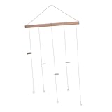 Portafotos colgante: viene con 20 clips, puedes sujetar fotos o postales en las cadenas para decorar tu hogar, decoración de fotos colgantes