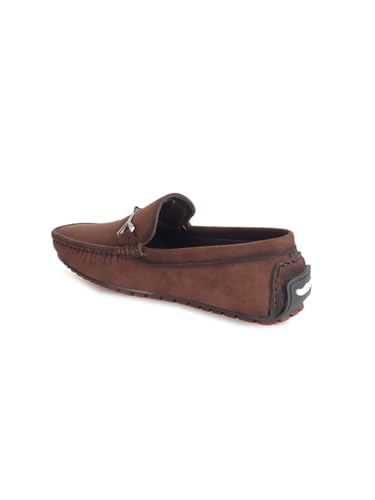 Image of AADI Men's Suede Leather Outdoor Casual Loafer Shoes