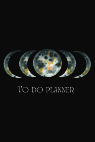Moon Phases Daily Planner To Do Journal 6 x 9 Journal Notebook Personal Development, Self Care, Self Improvement, Diary, Work, Home, Office, Travel 100 pages image 2