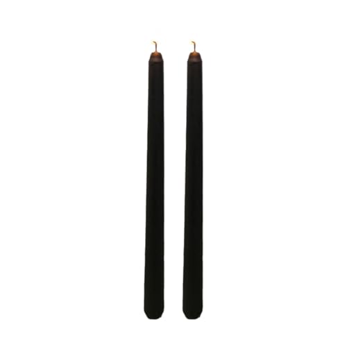 2 Pcs Clean Burn Halloween Candles for Dining Table Bedroom Party Basket - image 1