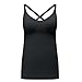 Bravado! Designs Women's Maternity Body Silk Seamless Nursing Cami, Black, Medium