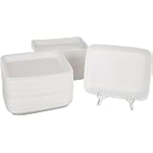 اطباق فوم 1/2 كجم، 50 قطعة