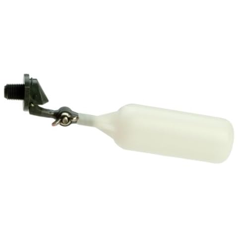 Kerick Valve MA2S2 PVC Mini Float Valve, Standard Mount, Adjustable Arm, 1.5 gpm at 60 psi, 1/4" NPT Male Cover