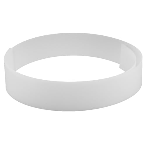 CLISPEED Diffuseur LED en Acrylique Laiteux 15 MM 1220 X 40 MM pour Bande Lumineuse Panneau Optique Anti-Éblouissement Flexible Protection Éclairage sous Meuble et Placard Feuille de