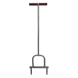 HQSLC Manual Lawn Coring Aerator,Grass Dethatching Turf Plug Core Aeration Tool,Loosen Compacted Soi