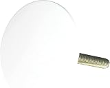 Westbrass 5 cm Pokrywa otworu zlewu kuchennego, płaszcz proszkowy, biały, D202-50
