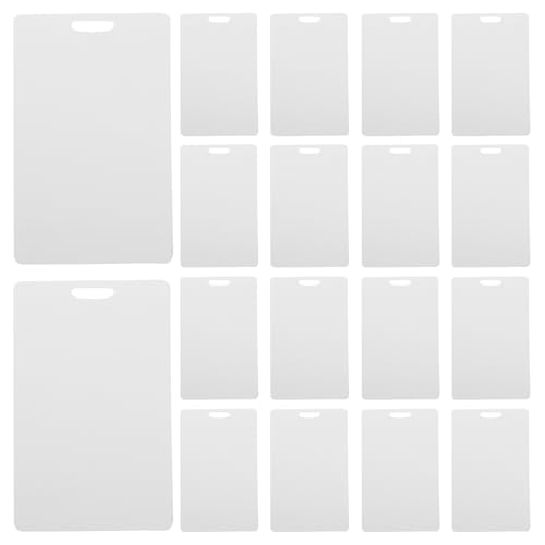 Tarjetas de presentación en blanco personalizables, PVC resistente de 86x54mm para bodas, 100 un 2