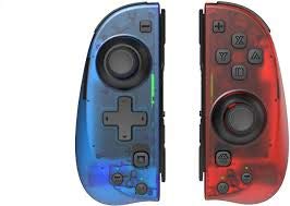 Image of NEXiLUX Joy Con Alternative Controllers For Nintendo Switch (Red & Blue) 1 year warrantied [Hard Core Edition]