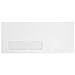 500#10 Left Window Envelopes - Thick Gummed Seal - Single Window Envelopes for Quickbooks Checks, Invoices, Business Statements, Personal Letters - Number 10 Envelopes 500 Count - Size 4 1/8 x 9 1/2
