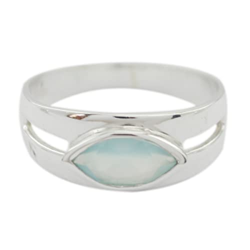 Bague d'anniversaire en pierres précieuses et argent pour un cadeau mémorable