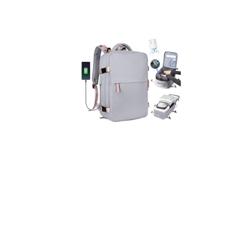 SZLX Mochila al Vacio con Bomba Mochilas Viaje Cabina Avion 40x30x20 Ryanair Vueling Wizzair Equipaje de Mano 40x20x25 Bolsas de Viaje Mujer Maletas 45x36x20 Easyjet Mochila Portátil con USB Hombre