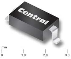 CENTRAL SEMICONDUCTOR CMDSH-3 TR CMDSH Series 30 V 100 mA Surface Mount Schottky Diode - SOD-323-3000 item(s)
