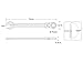 TEKTON 9/16 Inch Flex Ratcheting Combination Wrench | WRN57011