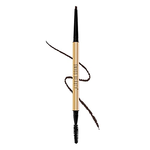 Swiss Beauty Micro Precision Eyebrow Pencil, 0.1g (Deep Brown)