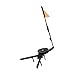 Pwshymi Winter Rod Tip Up with Reel Triangle Base Foldable Design for Ice Fishing ABS