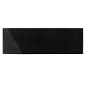 Polished Black Marble Subway Sample Tile 0.33 sq ft/Piece, Pack of 1, – 4" x 12" Rectangular Natural Stone – Mesh-Mounted Sheets Wall and Floor Tile for Bathroom, Shower, Kitchen, Fireplace