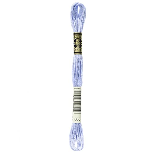 Image of DMC 6-Strand Embroidery Cotton Floss, Pale Delft Blue
