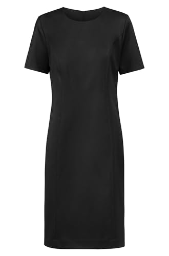 GREIFF Corporate Basic Damen Etuikleid Kurzarm Regular-Fit Anthrazit 36