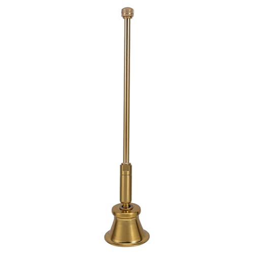 Sewroro Apagavelas de Metal Mango Largo para Vela Extintor de Llama Vintage Accesorio Seguro para Apagar Mecha en Decoración del Hogar y Fiestas