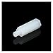YINGJUN M2 M2.5 M3 M4 Hex Nylon Standoff Male Female Plastic Mount Hexagon Thread PCB Motherboard Spacer Pillar Board (Color : White M4 Thread 6mm, Length : 9mm (100pcs))