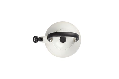 Le Creuset Kone Stove-Top Kettle with Whistle, Suitable for All Hob Types Including Induction, Enamelled Steel, Capacity: 1.6 L, Meringue, 40101027160000, One Size