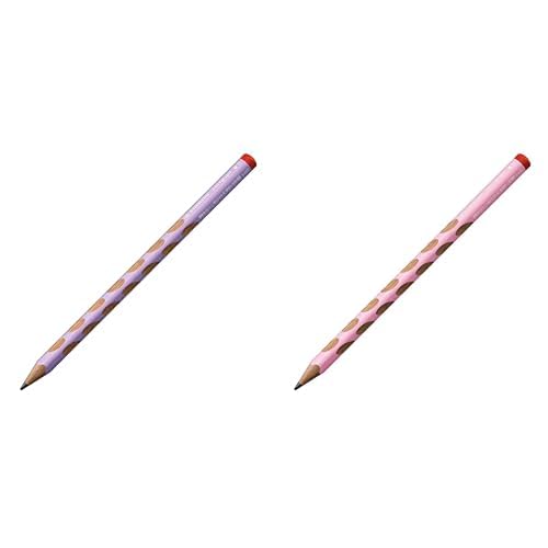 STABILO EASYgraph - Ergonomik Kurşun Kalem - Sağ El - (Pastel Lila+Pastel Pembe)