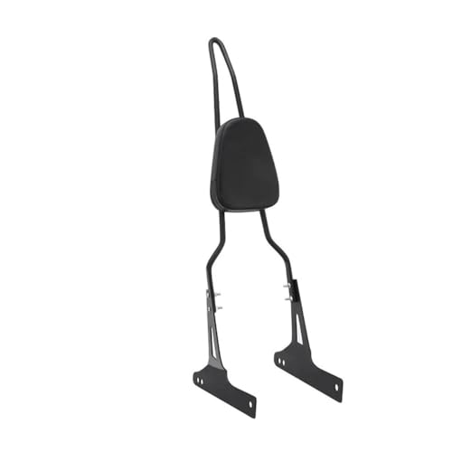 Dossier de passager moto amovible noir pour éliminer la fatigue en Fat Bob