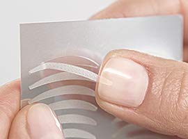 Wonderstripes-Eyelids-Lift-Droopy-Sagging-Eye-Upper-Eye-Lifter-Tape-Instant-Hooded-Eye-Lid-Stripes-Size-Medium-64-stripes-102 Wonderstripes Eyelid Tape for Hooded Eyes Invisible | Eye Lid Lifter Strips | Droopy Eye Lift | Multiple Sizes Silicone Tape for All Eye Shapes | Easy to Apply (Medium)