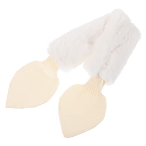 Cute Plush Scarf for Boys and Girls Thick Fleece Neck Warmer Winter Scarf for Boys and Girls Soft and Warm Outdoor Accessory