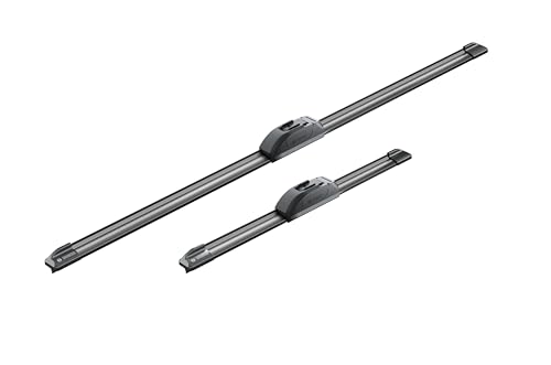 Image of BOSCH 3397007570 AeroTwin Wiper Blade Combo Pack - Set of 2 (26 inch & 14 inch) | Driver and Passenger Side Original Equipment Replacement Blades