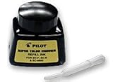 12 Pack Pilot Pen 43500 1oz Refill Ink for Permanent Markers - Black (SCRF-BLK)