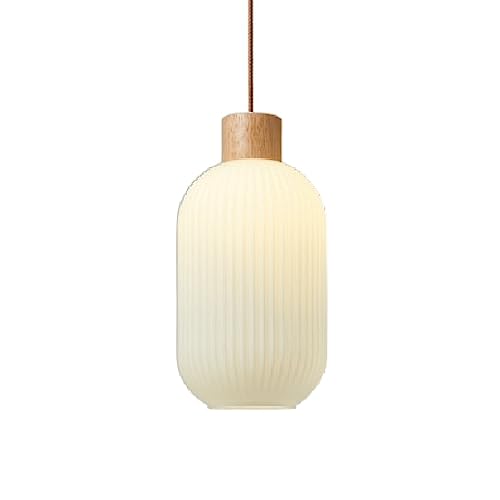 Lustre de personnalité japonaise en verre rétro pour illuminer une table de restaurant chaleureuse