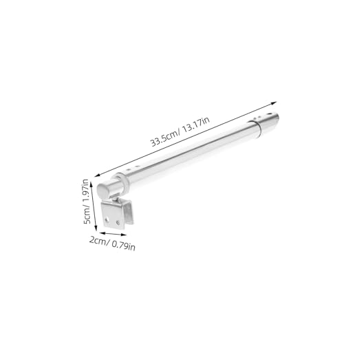 Soporte de barra para panel de ducha fijo en acero inoxidable 3