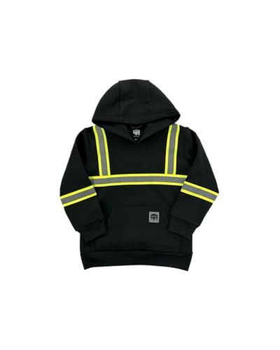 Buffalo Outdoors® Workwear Kid's Black Reflective Safety Hoodie