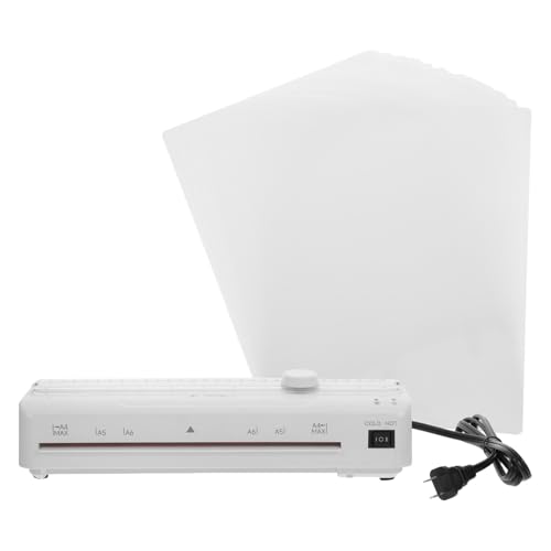 Parliky Personal Machine Compact Cold Thermal for Home Office Use Includes Jam Release and Dual Heating Settings for Photos Documents Crafts and Educational Materials White Us