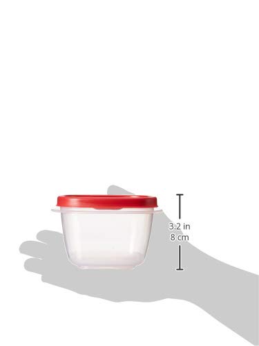 Rubbermaid 7J60 Easy Find Lid Square 2-Cup Food Storage (Pack Of 8 Containers) #TOP25