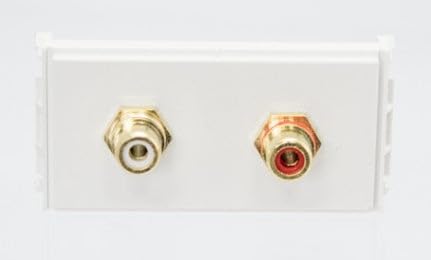Toma de Corriente 2 x RCA Wi221285 Audio Sin Interferencias
